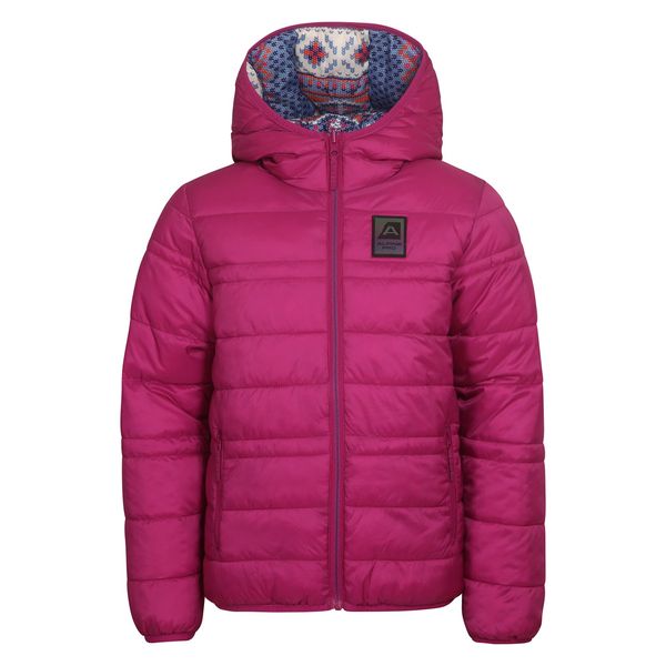 ALPINE PRO Kids double-sided jacket hi-therm ALPINE PRO MICHRO fuchsia red variant PA