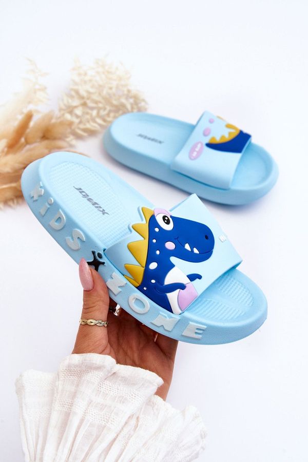 Kesi Kids foam slippers Dinosaur Light Blue Dario