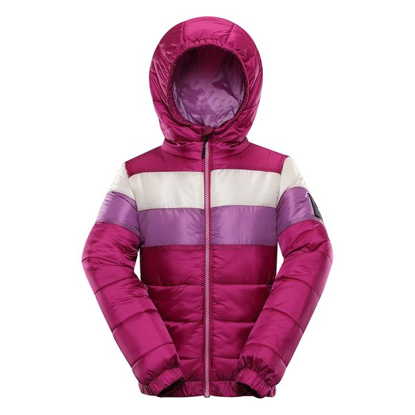 ALPINE PRO Kids hi-therm jacket ALPINE PRO KISHO fuchsia red