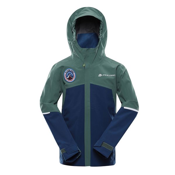 ALPINE PRO Kids jacket with ptx membrane ALPINE PRO GORO myrtle