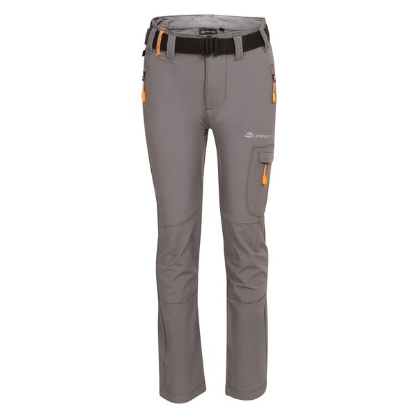 ALPINE PRO Kids softshell pants ALPINE PRO LODO smoked pearl