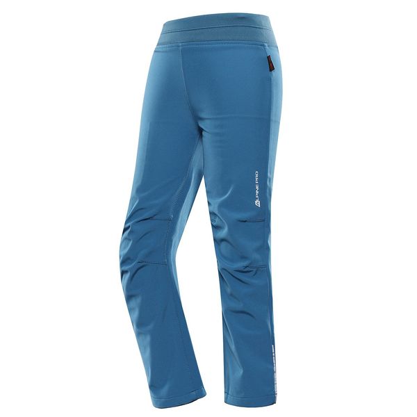 ALPINE PRO Kids softshell pants ALPINE PRO ZAZO blue sapphire