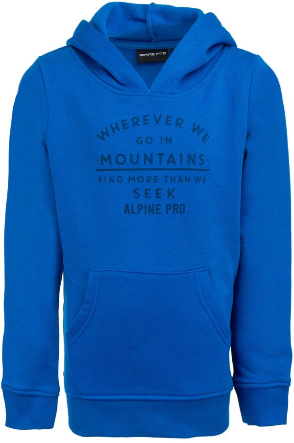 ALPINE PRO Kids sweatshirt ALPINE PRO BALENDO nautical blue