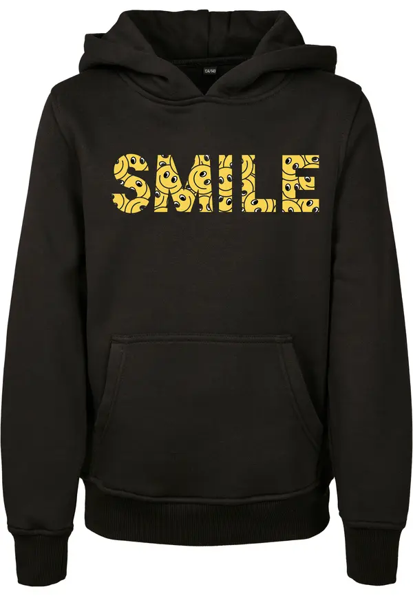 Mister Tee Kids Yellow Smile Box Hoody black