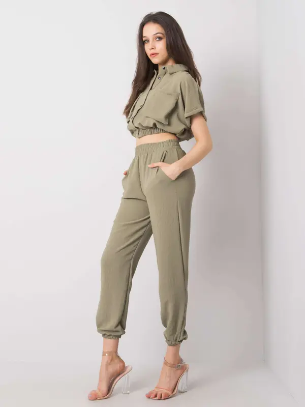 RUE PARIS Kit-346-KMPL-5002.61-khaki