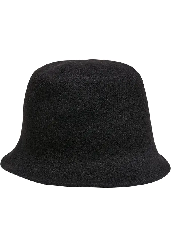 Urban Classics Knit Bucket Hat Black