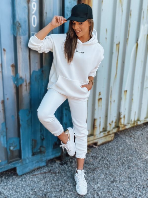 DStreet Komplet damski dresowy MILANO biały Dstreet