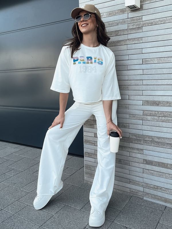 DStreet Komplet damski MILEKAN ecru Dstreet