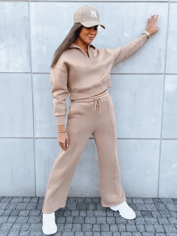 DStreet Komplet dresowy damski MARINO beżowy Dstreet