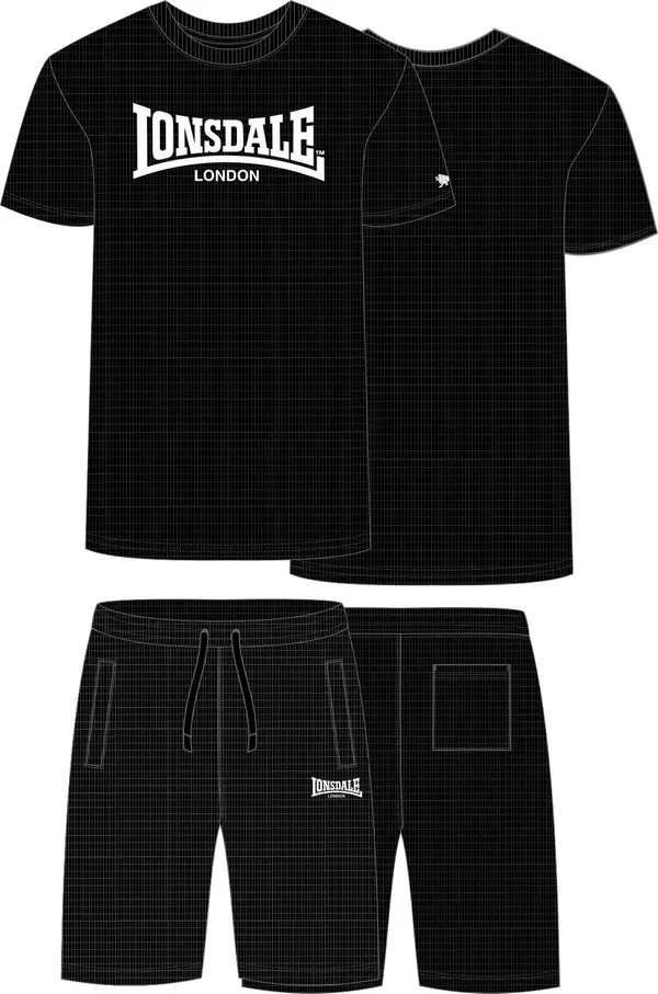 Lonsdale Komplet moške majice in kratkih hlač Lonsdale