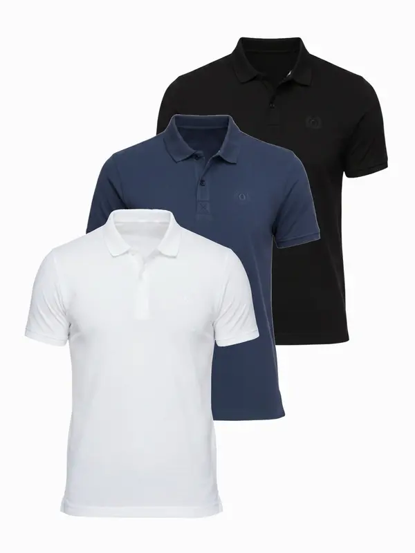 Ombre Komplet moških polo majic Ombre BASIC