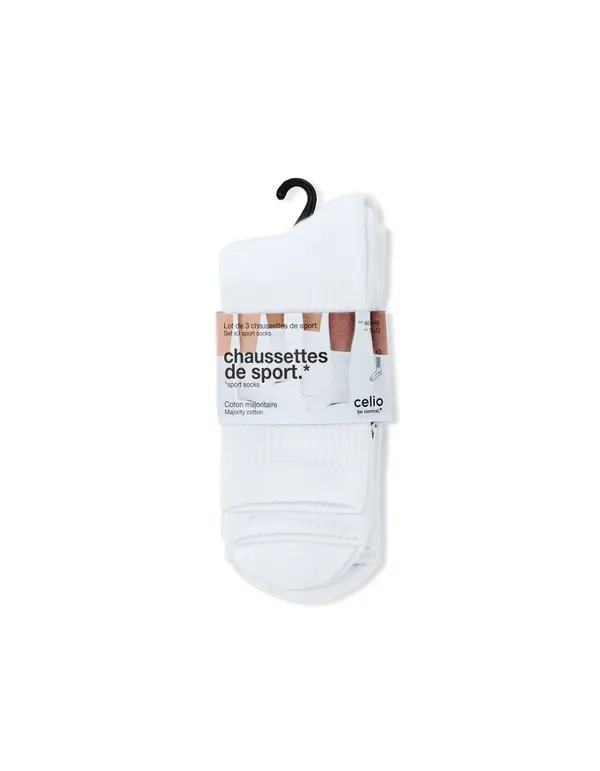 Celio Komplet treh parov visokih nogavic Celio