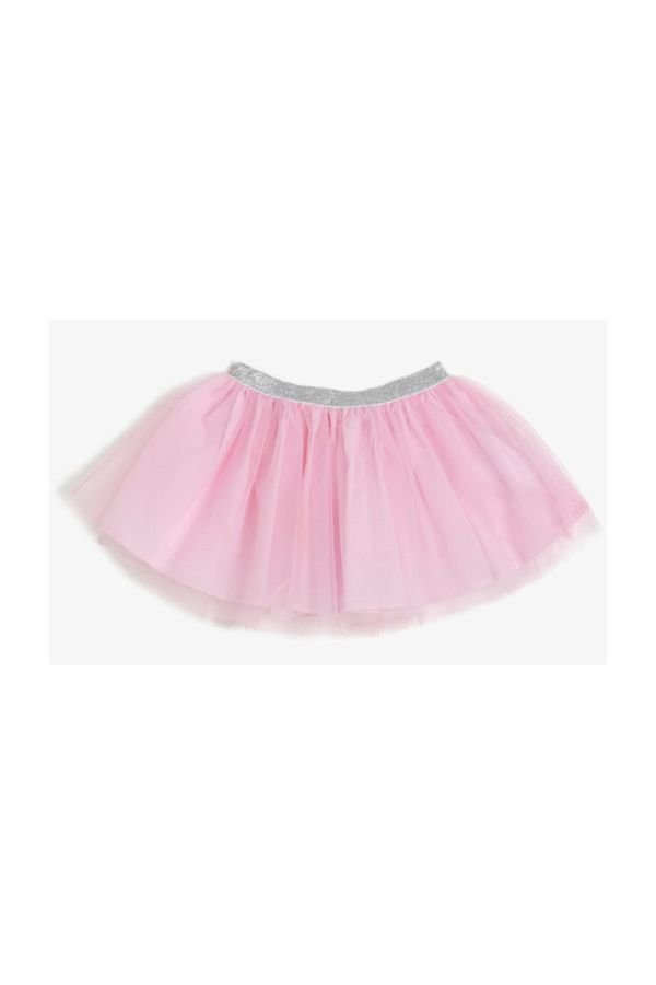 Koton Koton Baby Girl Pink Skirt With Tulle Detail