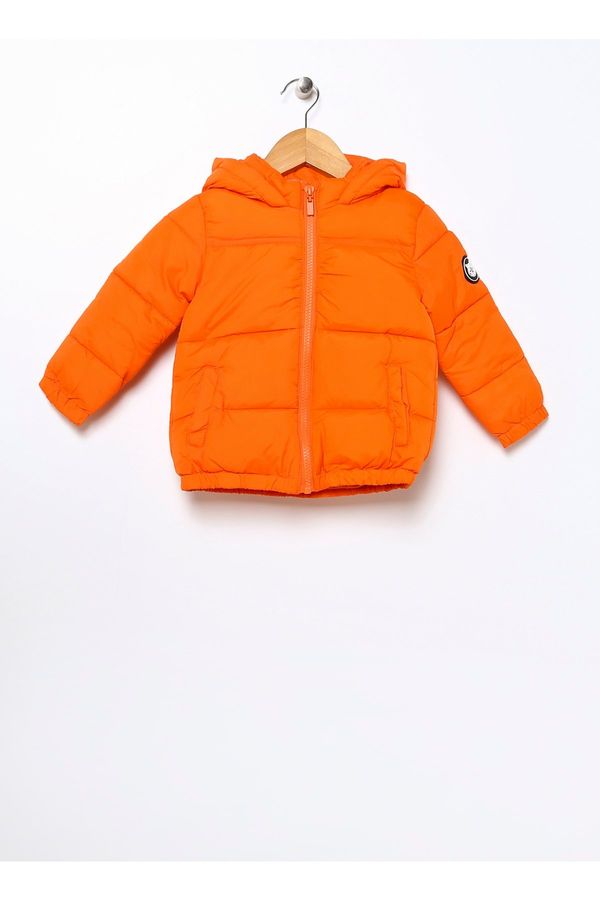 Koton Koton Baby Orange Coat 3wmb20011tw