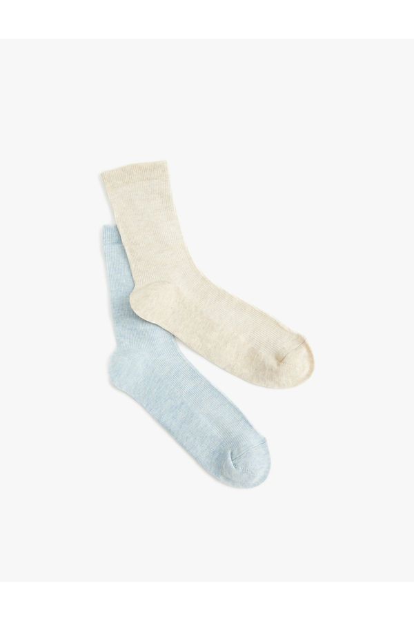 Koton Koton Basic 2-Piece Socks Set Multicolored