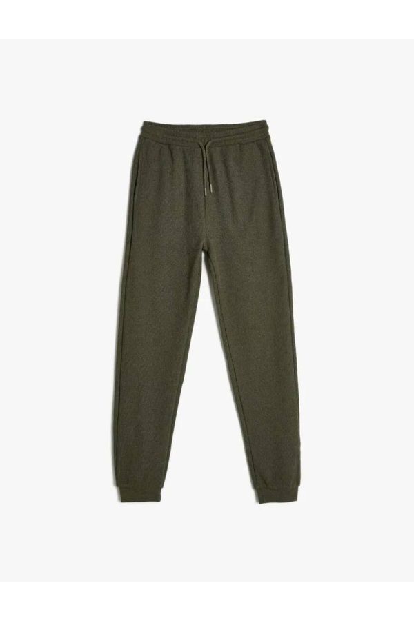 Koton Koton Basic Jogger Sweatpants with Tie Waist