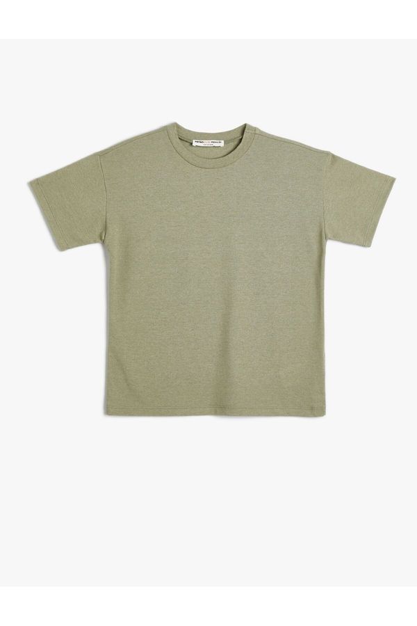 Koton Koton Basic T-Shirt Short Sleeve Crew Neck