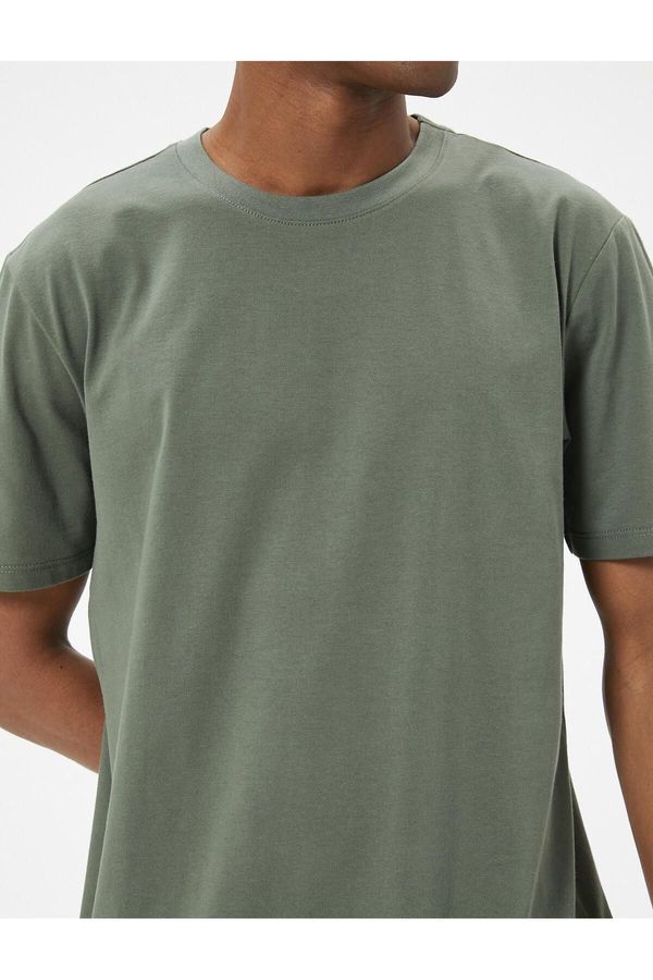Koton Koton Basic T-Shirt Slim Fit Crew Neck Short Sleeve Cotton