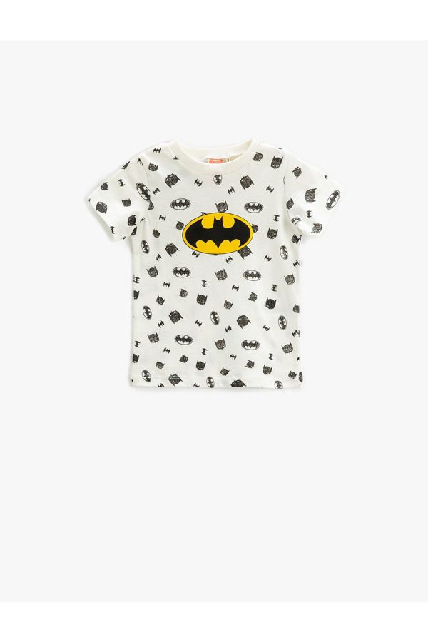 Koton Koton Batman T-Shirt Printed Licensed Short Sleeve Crew Neck