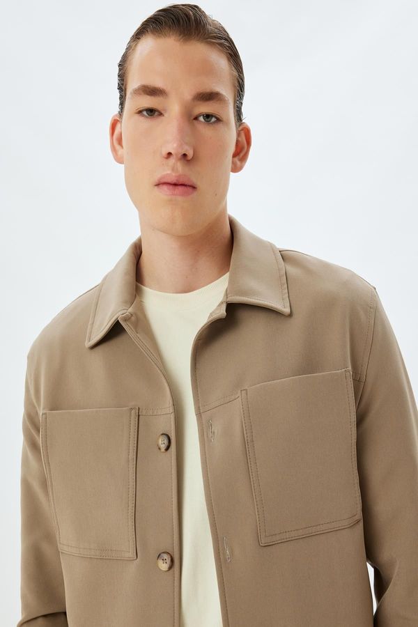 Koton Koton Beige Men's Adult Jacket