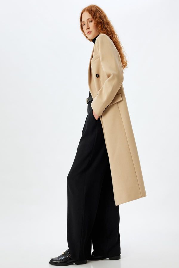 Koton Koton Beige Women's Coat