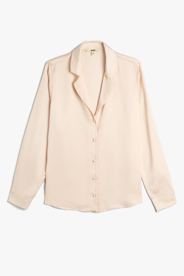 Koton Koton Beige Women's Shirt