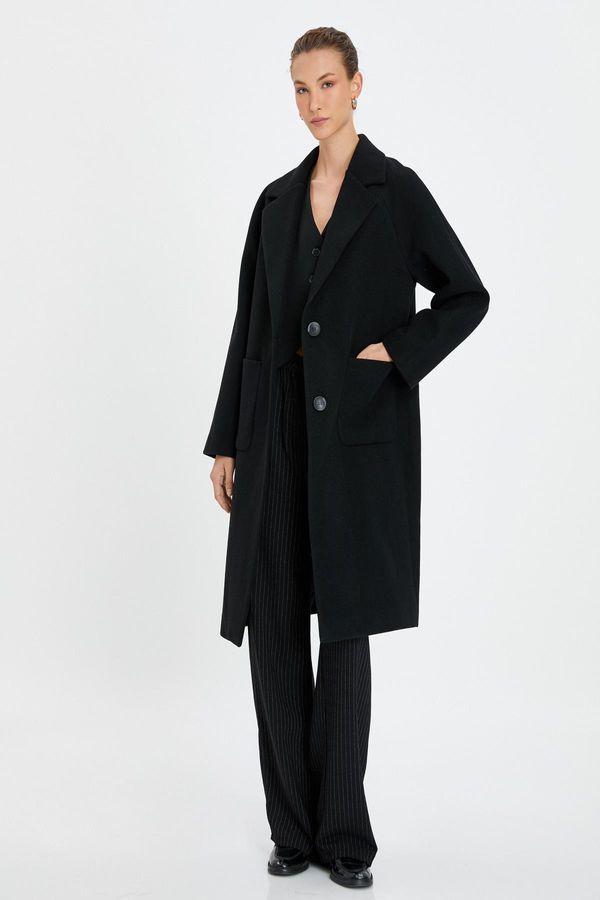 Koton Koton Black Women's Coat