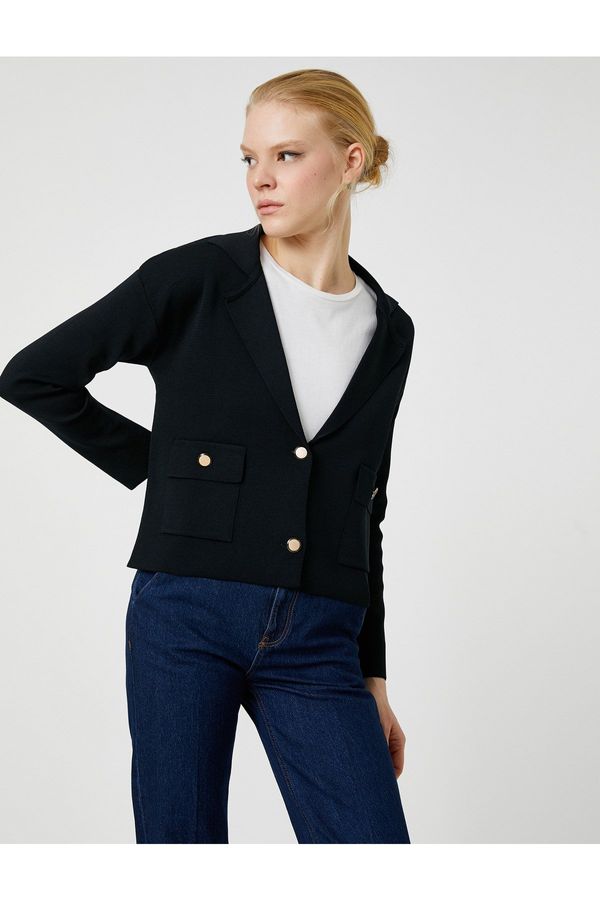 Koton Koton Blazer jakna Videz pletenine Cardigan