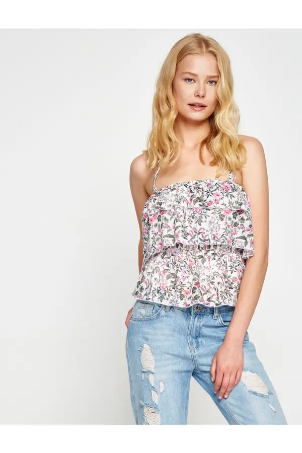 Koton Koton Blouse - White - Regular fit
