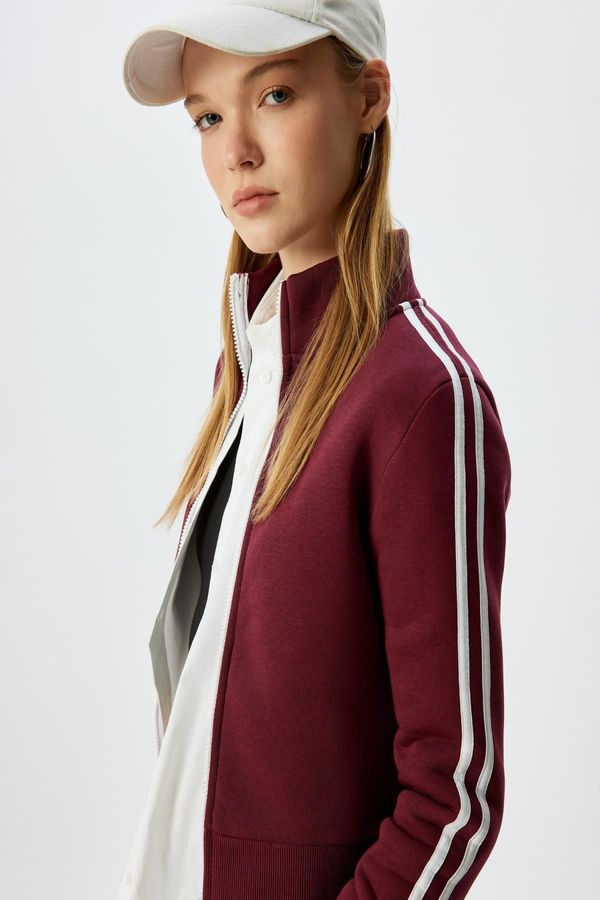 Koton Koton Burgundy Women's Sweatshirt