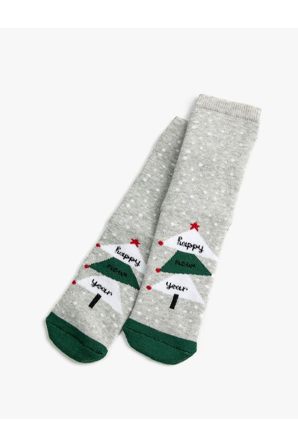 Koton Koton Christmas Themed Christmas Tree Detail Socks