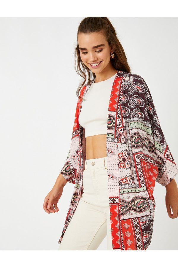 Koton Koton Ethnic Print Kimono