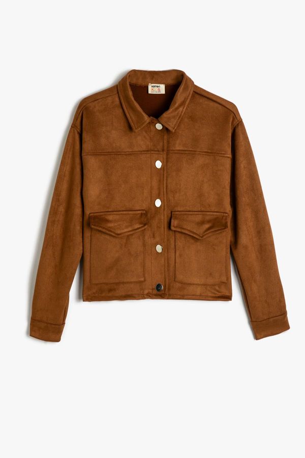 Koton Koton Girl Camel Hair Jacket