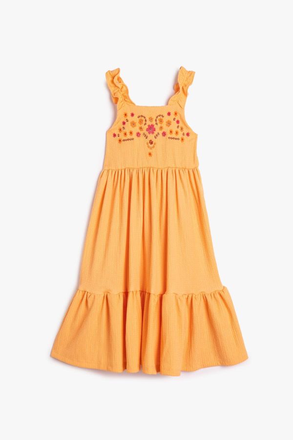 Koton Koton Girl Orange Dress