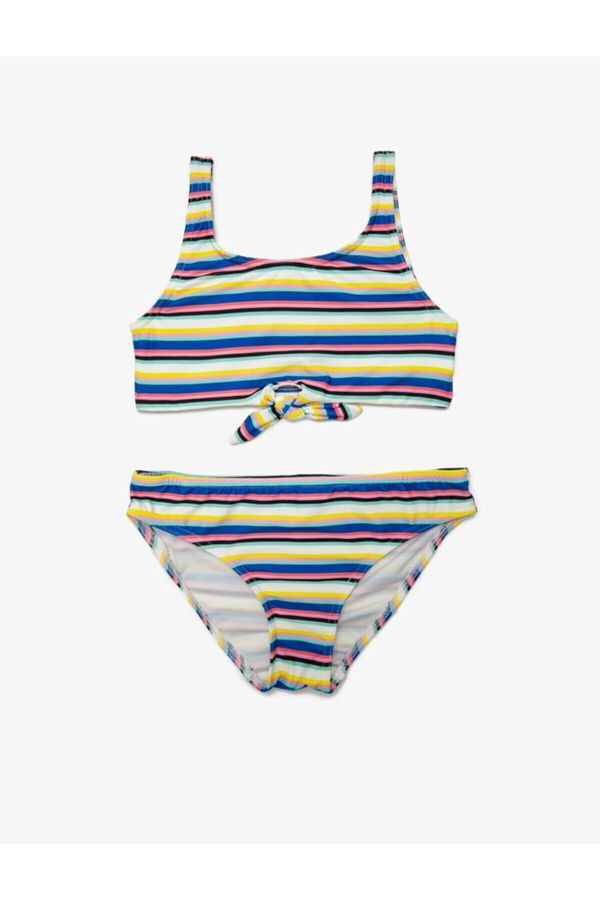 Koton Koton Girls' Colorful Striped Swimwear