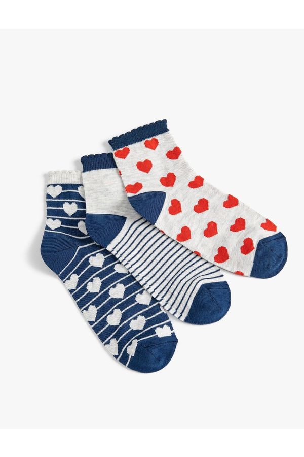 Koton Koton Heart-Hearted 3-Pack Sock Set