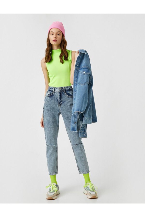 Koton Koton High Waist Ripped Jeans Series