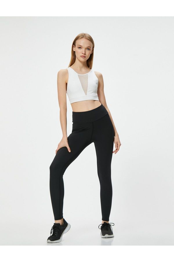 Koton Koton High Waist Sports Leggings Slim Fit