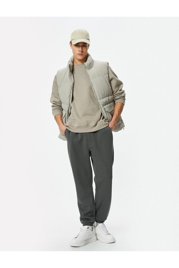 Koton Koton Jogger Sweatpants Laced Waist Pocket Detailed