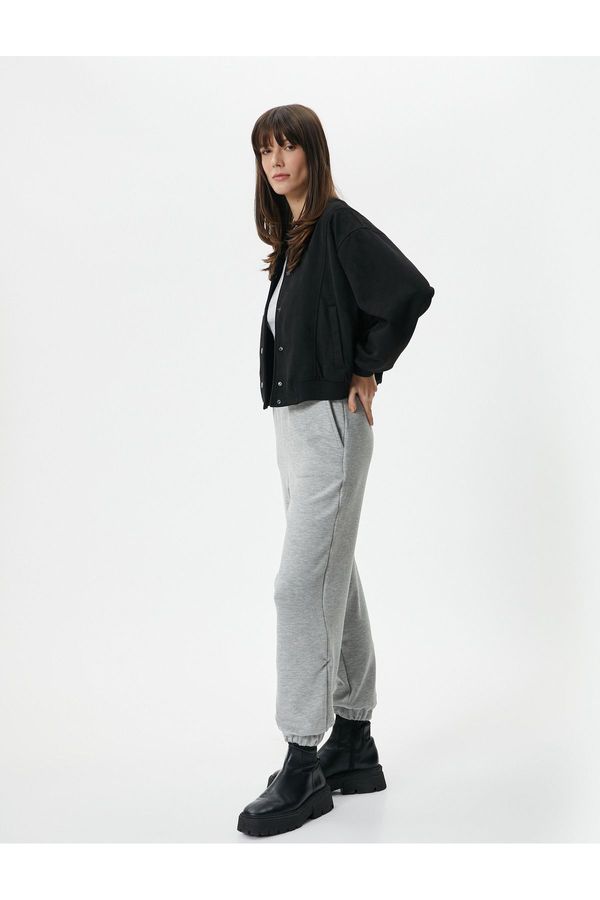 Koton Koton Jogger Sweatpants with Elastic Waist and Pocket Detail