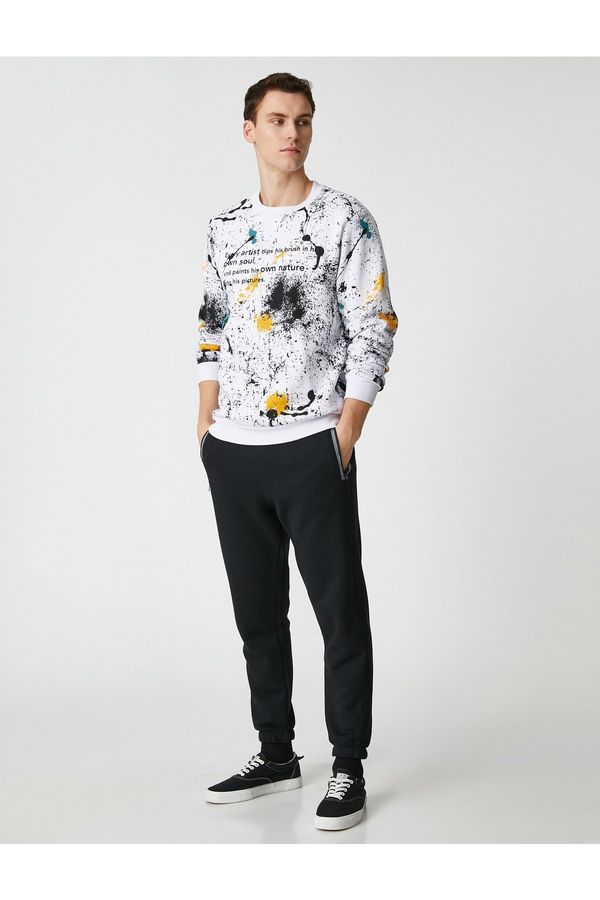 Koton Koton Jogger Sweatpants with Lace-Up Waist.