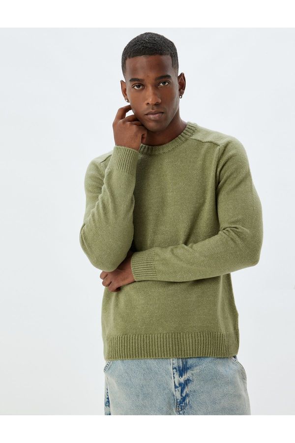 Koton Koton Knitwear Sweater Basic Crew Neck Long Sleeve