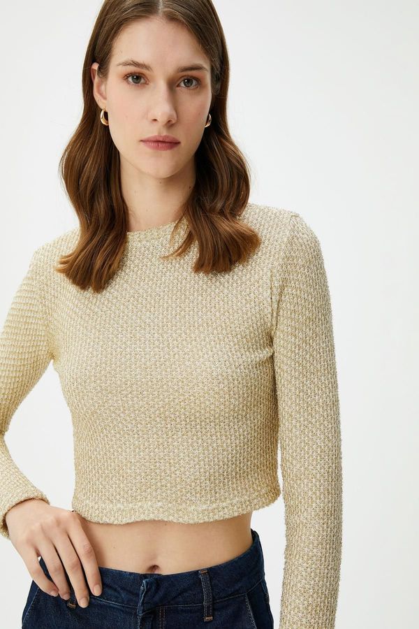 Koton Koton Light Gold Women's Sweater