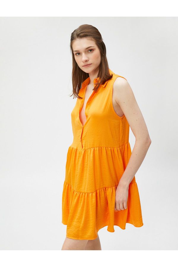 Koton Koton majica obleka Mini brez rokavov