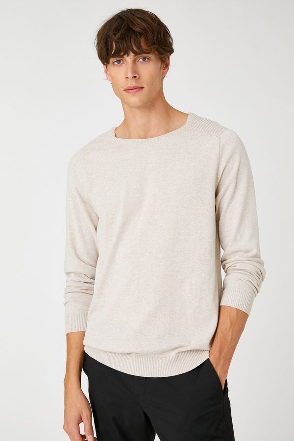 Koton Koton Men's Beige Sweater