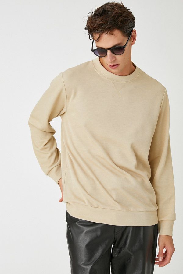 Koton Koton Men's Beige Sweater