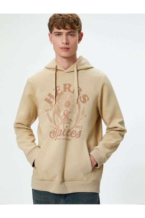 Koton Koton Men's Beige Sweatshirt