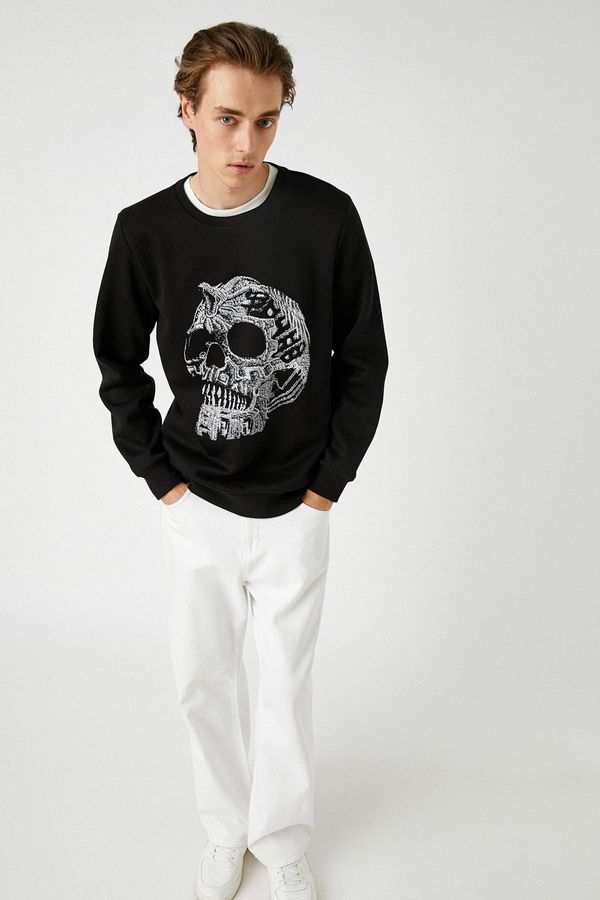 Koton Koton Men's Black Sweatshirt