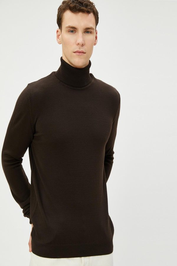 Koton Koton Men's Brown Sweater