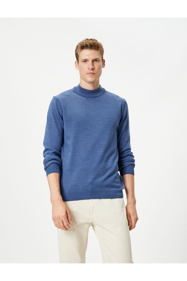 Koton Koton Men's Light Indigo Sweater